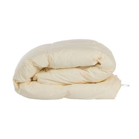 dettaglio piumino letto dauna medium extra soft alto sx